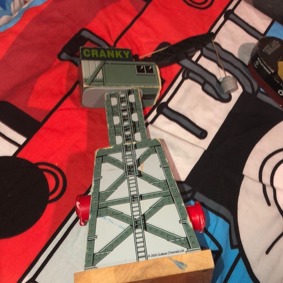 Older set cranky bulstrode cargo Thomas wooden - Picture 10 of 12